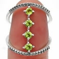 thumbnail image 1 of Natural Peridot 925 Sterling Silver Ring s.8 Jewelry DGR1126_A_8 R-1247, 1 of 7