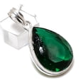 thumbnail image 1 of Natural Peridot Gemstone Handmade 925 Sterling Silver Jewelry Pendant 1.65", 1 of 2