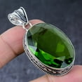 thumbnail image 1 of Natural Peridot Gemstone Handmade 925 Sterling Silver Jewelry Pendant 2.21", 1 of 2