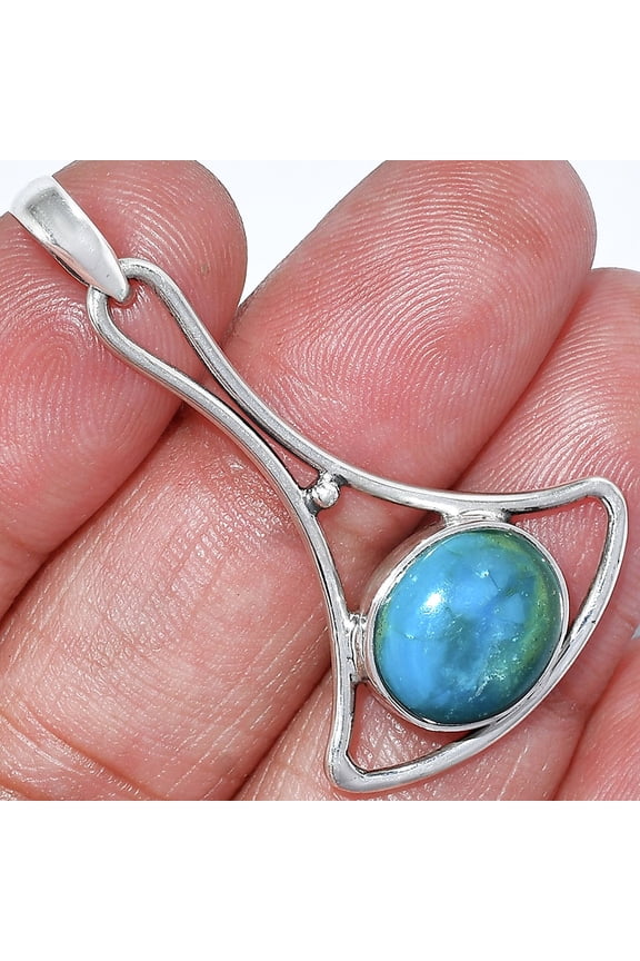 Natural Peruvian Opalina 925 Sterling Silver Pendant Jewelry P-1574 SDP152404