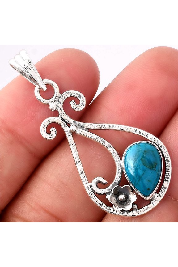 Natural Peruvian Opalina 925 Sterling Silver Pendant Jewelry P-1714 SDP154356