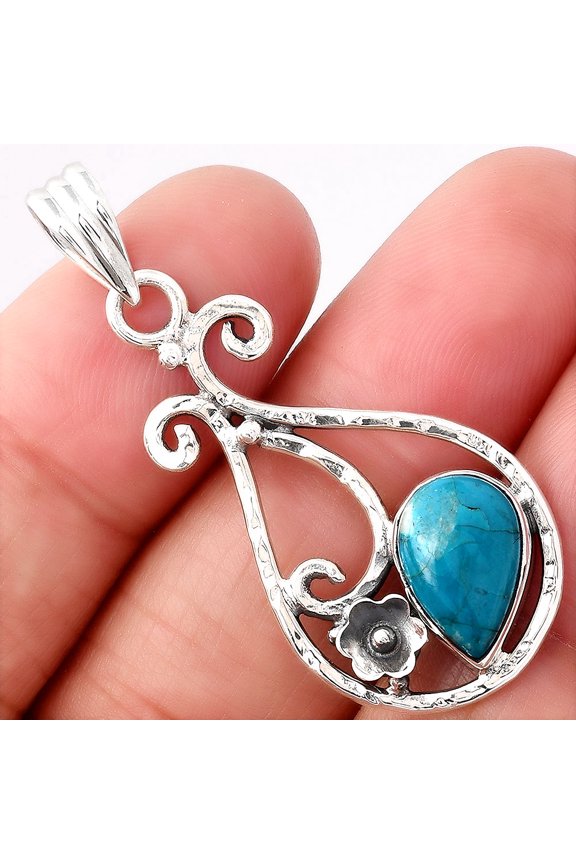 Natural Peruvian Opalina 925 Sterling Silver Pendant Jewelry P-1714 SDP154359