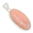 thumbnail image 1 of Natural Peruvian Pink Opal 925 Sterling Silver Pendant Jewelry ALLP-16125, 1 of 1