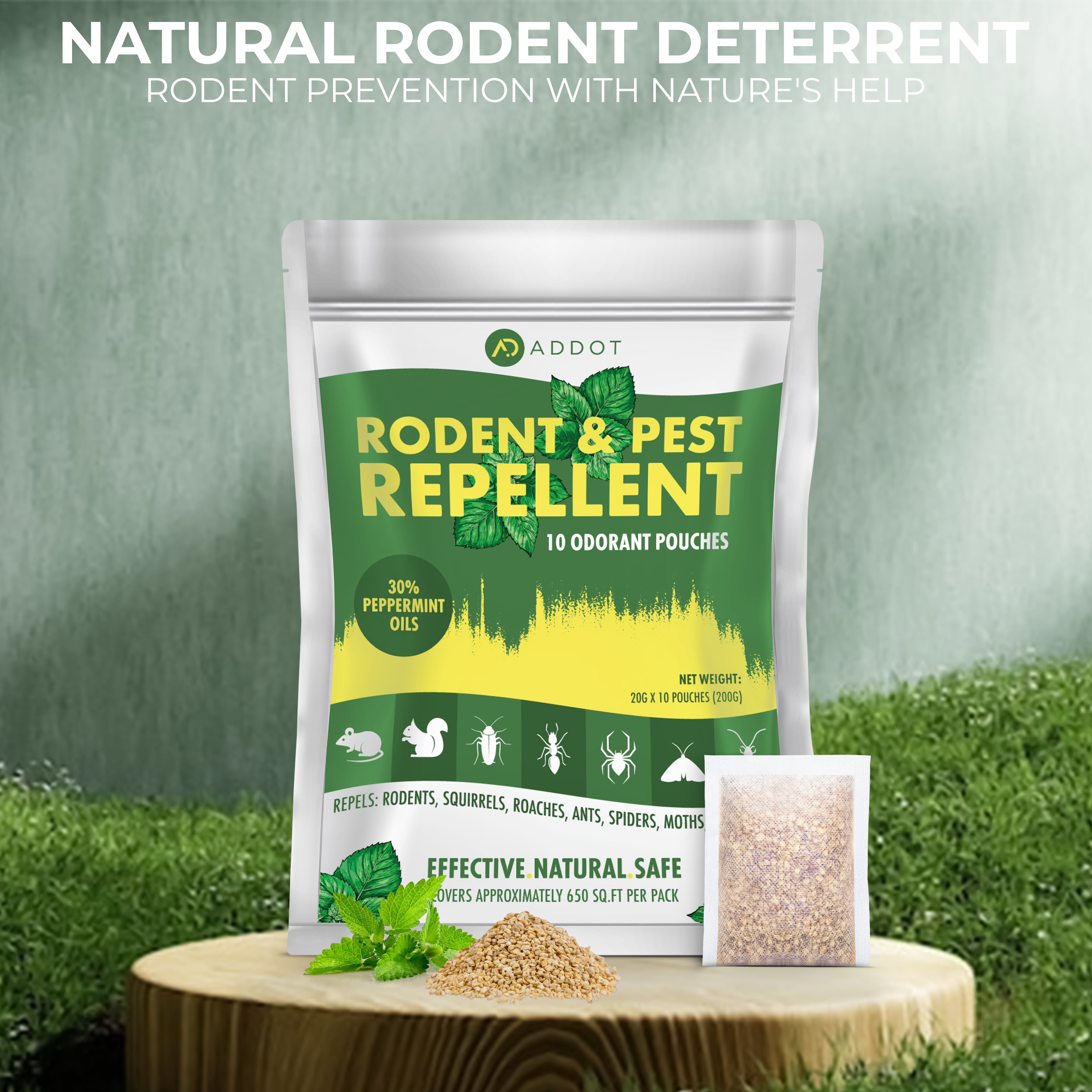 Natural Pest Mouse Repellent Pouches Effective Mouse and Rodent