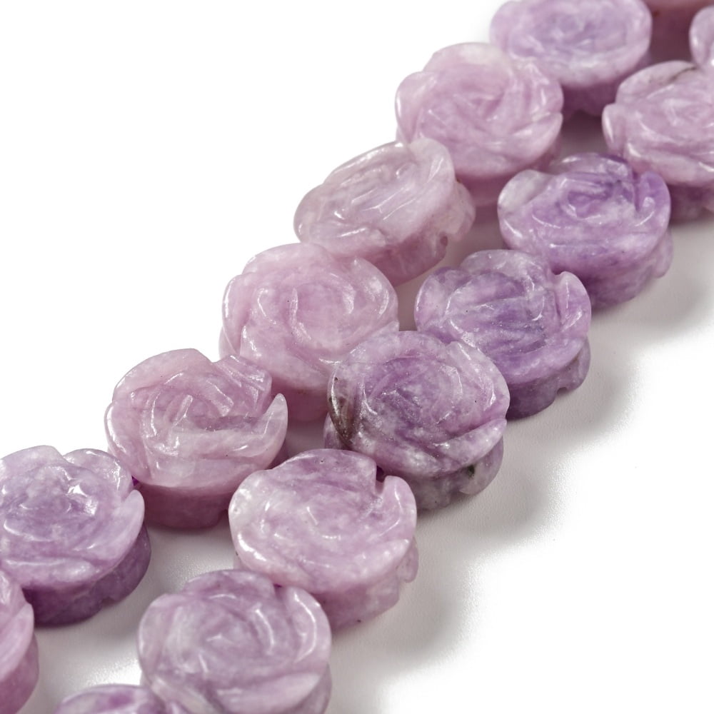 Natural Phosphosiderite Beads Strands Rose 14x7.5~8mm Hole: 1.2mm about 28~29pcs/strand 15.16''(38.5~41.5cm) Phosphosiderite