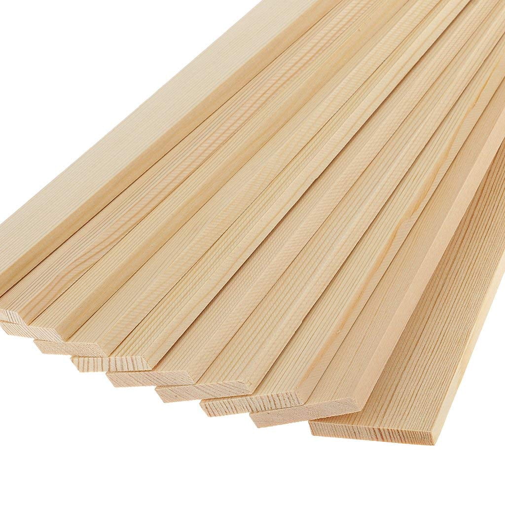 Natural Pine Wood Rectangle Board Panel for Arts Craft 30 cm - Walmart.com