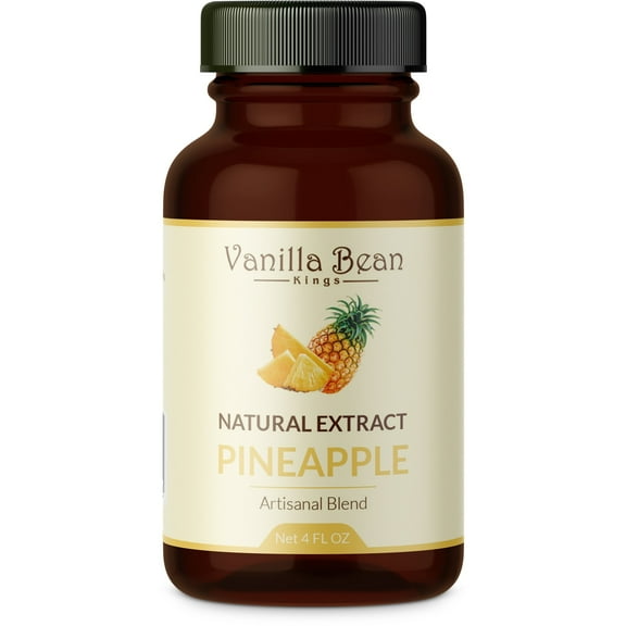 Natural Pineapple Extract for Baking and Flavoring - 4 OZ - Natural Flavors for Baked Goods, Desserts, & Cooking
