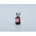 thumbnail image 1 of Natural Pink & Green Bi-colored Tourmaline Sterling Silver Necklace NT167, 1 of 8