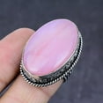 thumbnail image 1 of Natural Pink Opal Gemstone Handmade 925 Sterling Silver Jewelry Ring Size 7, 1 of 2