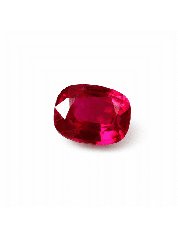 Natural Pink Ruby Loose Gemstone Jewelry Making, 5.30 Carat, Cushion Cut