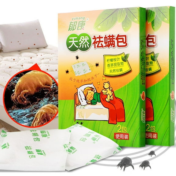 Natural Plant Extract Mite Killer Anti-Mite Pad, Safe for Home Hotel Safe Safe for Kids Easy To Use Non-Toxic, Family-Friendly Mite Remover for Mattresses Floors & High-Mite Areas