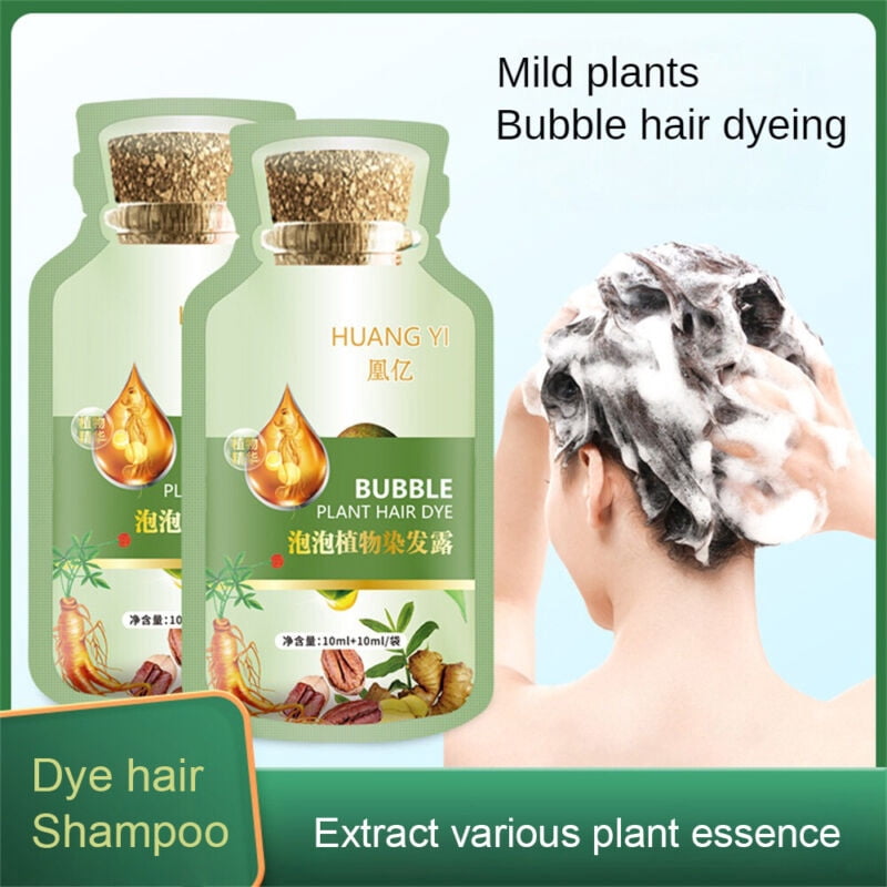 Natural Plant Hair Dye Bubble New Botanical Based Color Bubble