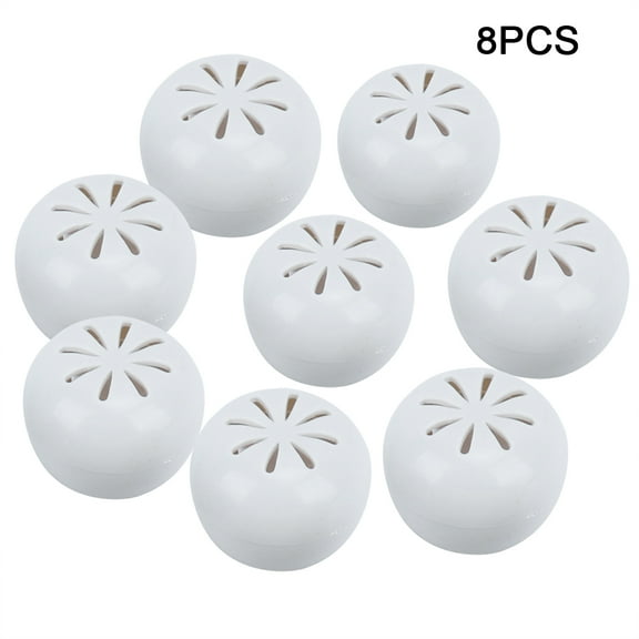 Natural Plant Synthetic Fiber, Deodorizer Refills for Shoe Cabinets, Sneaker Balls Kit with Long Lasting Smell Control, Gym Bag Deodorizers for Office and Home (8 Pack)