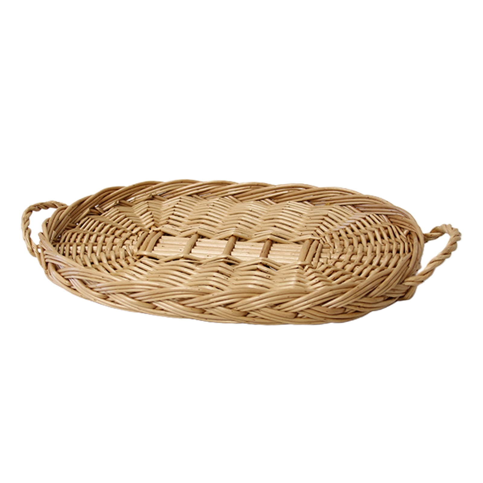 Natural Plant Weaving Colors Have Color Differences Fruit Plate