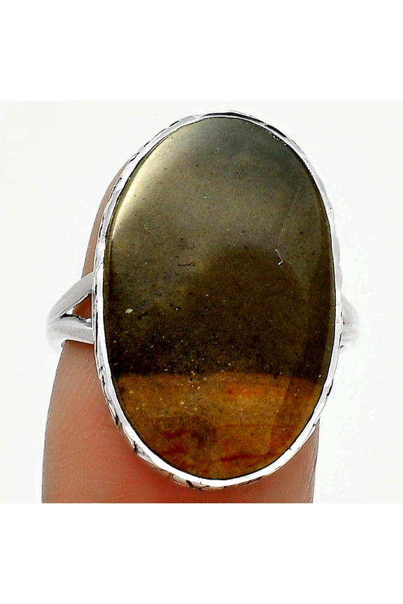 Natural Polygram Jasper 925 Sterling Silver Ring s.8 Jewelry R-1191 SDR163939