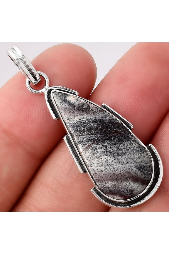 Natural Porcelain Jasper 925 Sterling Silver Pendant Jewelry P-1072 SDP154651