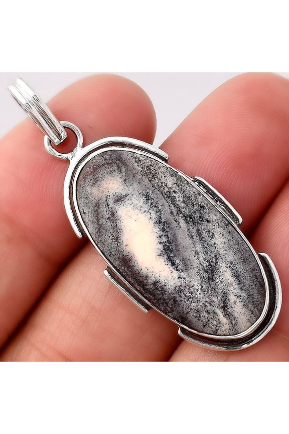 Natural Porcelain Jasper 925 Sterling Silver Pendant Jewelry P-1072 SDP154652