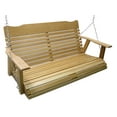 thumbnail image 1 of Natural  Porch Swing with Chain & , Amish Crafted, 1 of 4