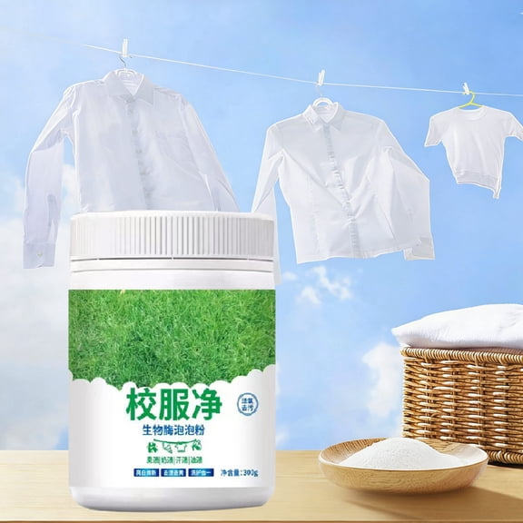 Natural Power Multi-Surface Cleaning Powder, Heavy Duty Stain Remover for Kitchen Countertops, Bathroom Tiles, Outdoor Furniture, Concentrated Eco-Friendly Scrub Free Rinse Formula