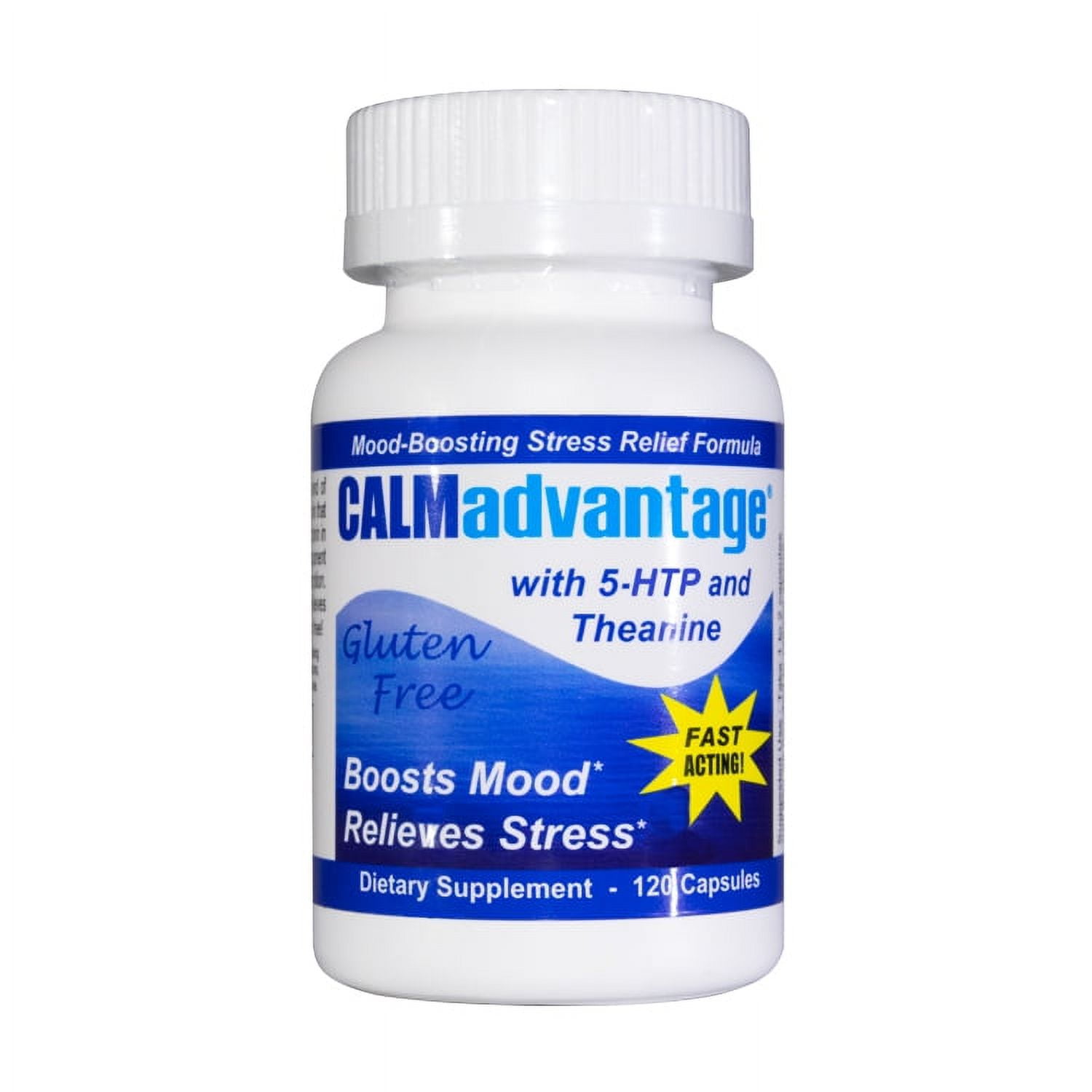 Natural Product Innovations Calm Advantage with 5-HTP and Theanine, 120 Capsules