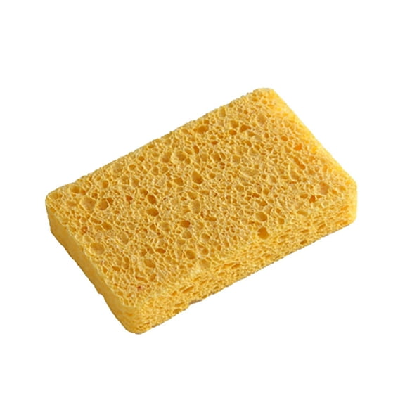 Natural Pulp Cellulose Cleaning Sponge Reusable & Compostable Kitchen Scrub Sponge Non Scratch Absorbent Sponge For Dishes Pots Pans & Household Cleaning Stove And Grill Polish X Pro Scouring Stick