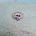 thumbnail image 1 of Natural Purple Amethyst Ring, Pear cut Amethyst Ring, 925 Sterling Silver Ring, amethyst ring Wedding Ring, Ring for gift, Hand Made Ring, 1 of 3