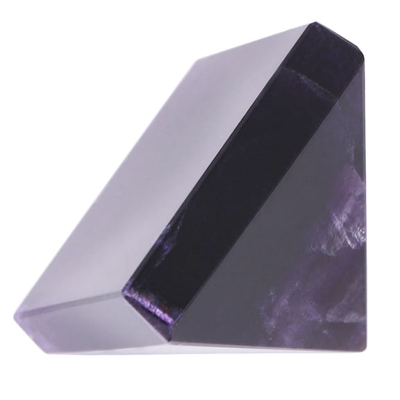 Natural Purple CrystalFluorite Amethyst Pyramid Figurines Home Decoration Furnishing Article