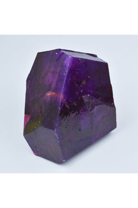 Natural Purple Sapphire Rough 555 Ct Uncut CERTIFIED Loose Gemstone Gift for Her