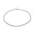thumbnail image 1 of Natural Pyrite Beaded Necklaces with 304 Stainless Steel Lobster Claw Clasps and Brass Extender Chains Faceted 15.8 inch(40.2cm), 1 of 4