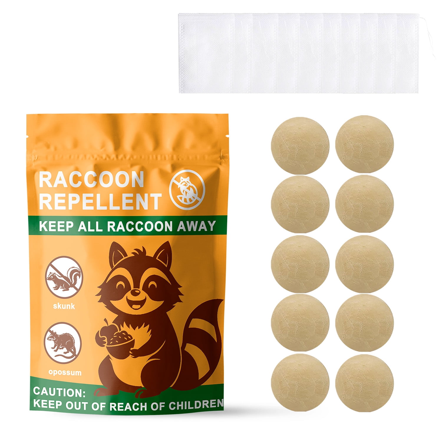 Natural Raccoon Repellent Granules | Eco-Friendly, Non-Toxic & Long ...