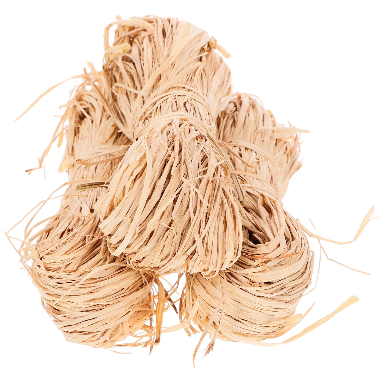 Natural Raffia 3 Bundles Yarn Ribbon for Flower Bouquet House ...