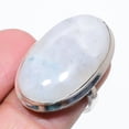 thumbnail image 1 of Natural Rainbow Moonstone Gemstone 925 Sterling Silver Gift Ring Size 9, 1 of 2
