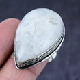 thumbnail image 1 of Natural Rainbow Moonstone Gemstone Handmade 925 Steling Silver Ring Size 8, 1 of 2