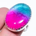 thumbnail image 1 of Natural Rainbow Solar Quartz Gemstone 925 Sterling Silver Ring Size 7, 1 of 2