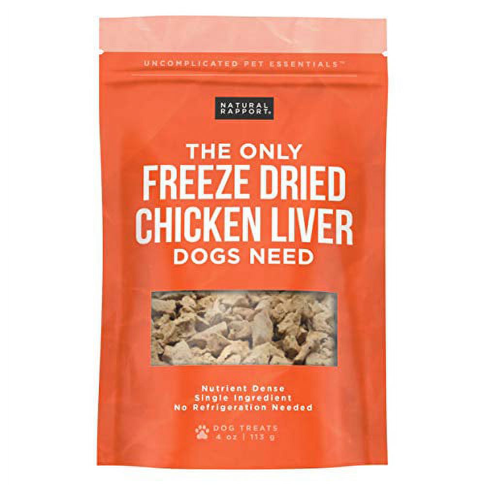 Natural Rapport Chicken Liver Dog Treats The Only Freeze Dried