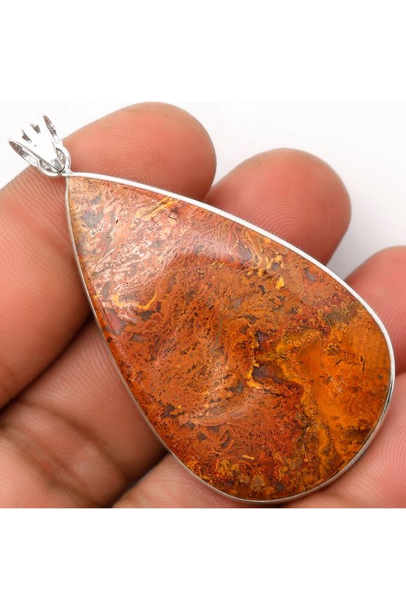 Natural Rare Cady Mountain Agate 925 Sterling Silver Pendant Jewelry P-1001 SDP106416