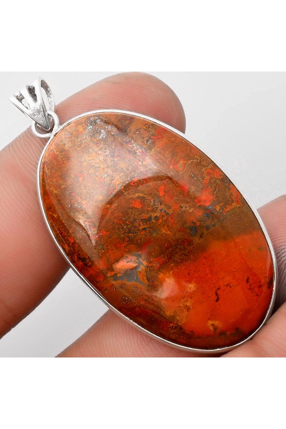 Natural Rare Cady Mountain Agate 925 Sterling Silver Pendant Jewelry P-1001 SDP106575