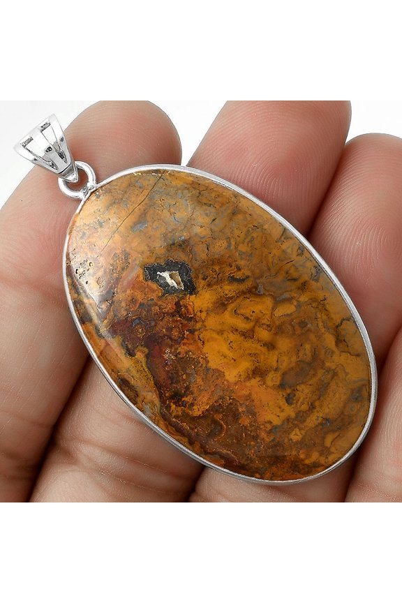 Natural Rare Cady Mountain Agate 925 Sterling Silver Pendant Jewelry P-1001 SDP116463