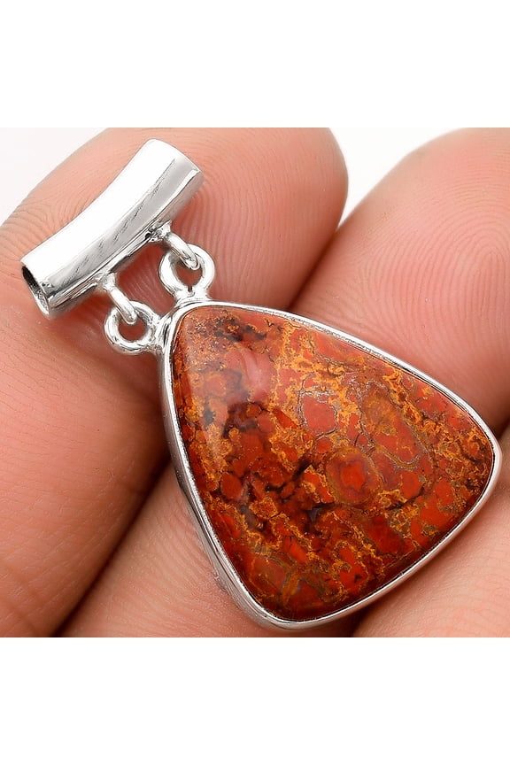 Natural Rare Cady Mountain Agate 925 Sterling Silver Pendant Jewelry P-1198 SDP106179
