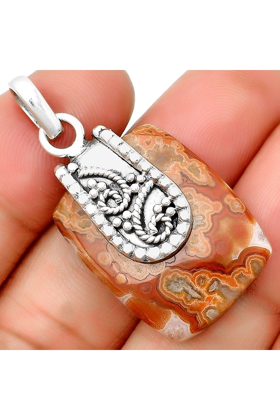 Natural Rare Cady Mountain Agate 925 Sterling Silver Pendant Jewelry P-1313 SDP133193