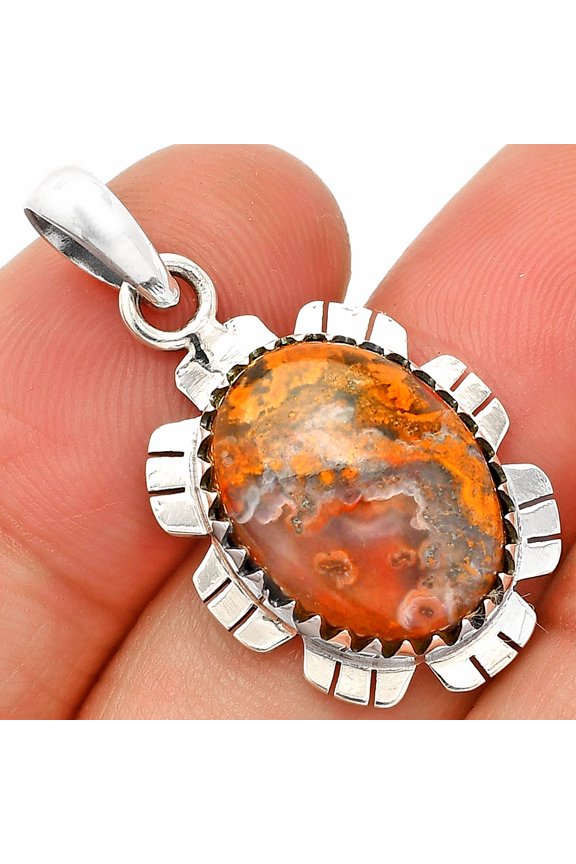 Natural Rare Cady Mountain Agate 925 Sterling Silver Pendant Jewelry P-1347 SDP148580