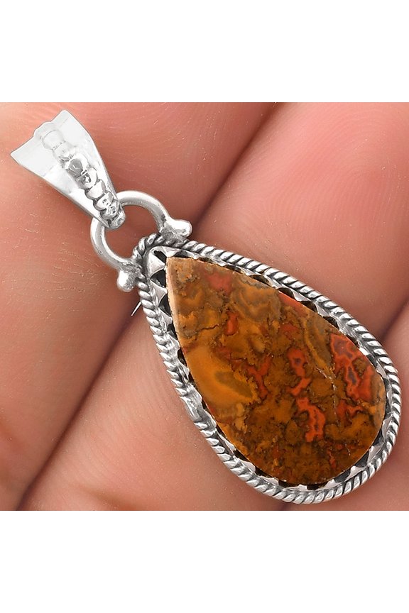 Natural Rare Cady Mountain Agate 925 Sterling Silver Pendant Jewelry P-1515 SDP118728
