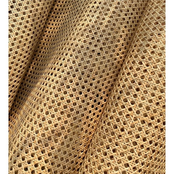 Natural Rattan, Cane Webbing, Large Size Woven Open Mesh Caning Material, 36" x 3.3ft, Direct from Asia for Rattan Furniture, Chair