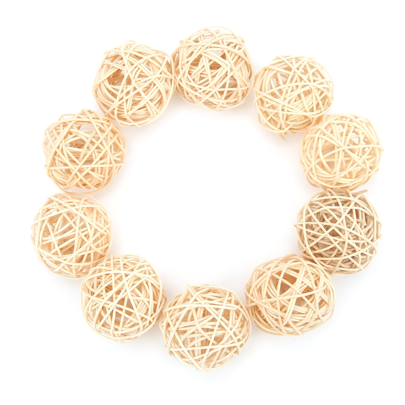 Natural Rattan Sepak Takraw Toy Safe and Harmless Chew Toy for