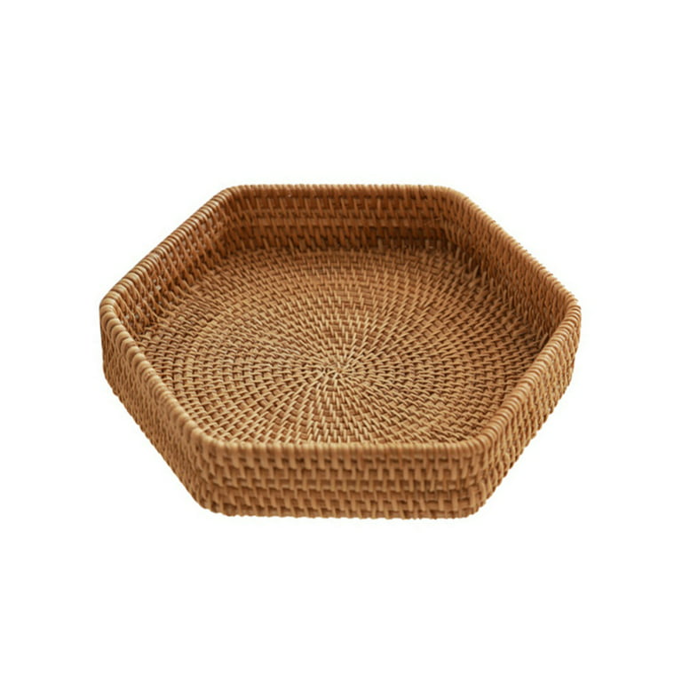 Rattan Rectangular Storage Basket Large/small 
