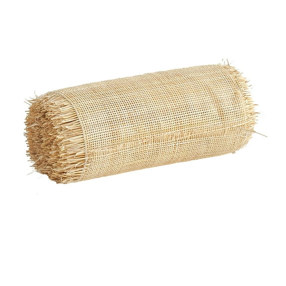 Natural Rattan Webbing Roll - 35x100 Inch Woven Natural Rattan Material for Crafts, Furniture Restoration, DIY Projects, Home Decor