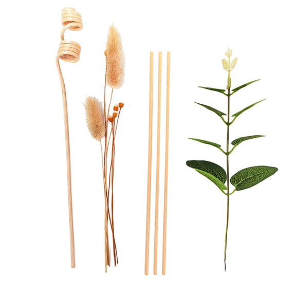 Natural Rattan Wood Reeds Diffuser Sticks For Essential Oil Aroma Replacement For Home Office And Bathroom