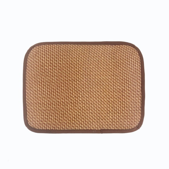 Natural Rattan Woven Seat Pad for Indoor Comfort - Durable Wicker Cushion for Chairs Stools Sofas and Home Use