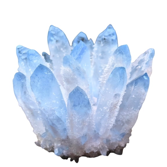Natural Raw Aquamarine Crystal Cluster Healing Stone for Meditation Spiritual Growth Positive Energy Office Desk Decor Unique Geology Gift