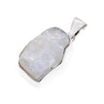 thumbnail image 1 of Natural Raw Moonstone Gemsone 925 Sterling Silver Handmade Statement Pendant Necklace Gift for Her, 1 of 5